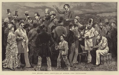 The Derby Day, betting at Epsom, the Outsiders